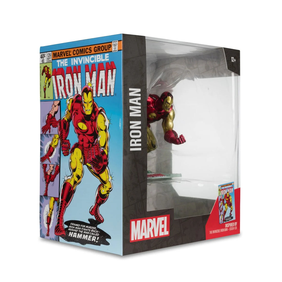 Marvel Wave 1 1:10 Scale Posed Figure with Scene - Iron Man from Iron Man 