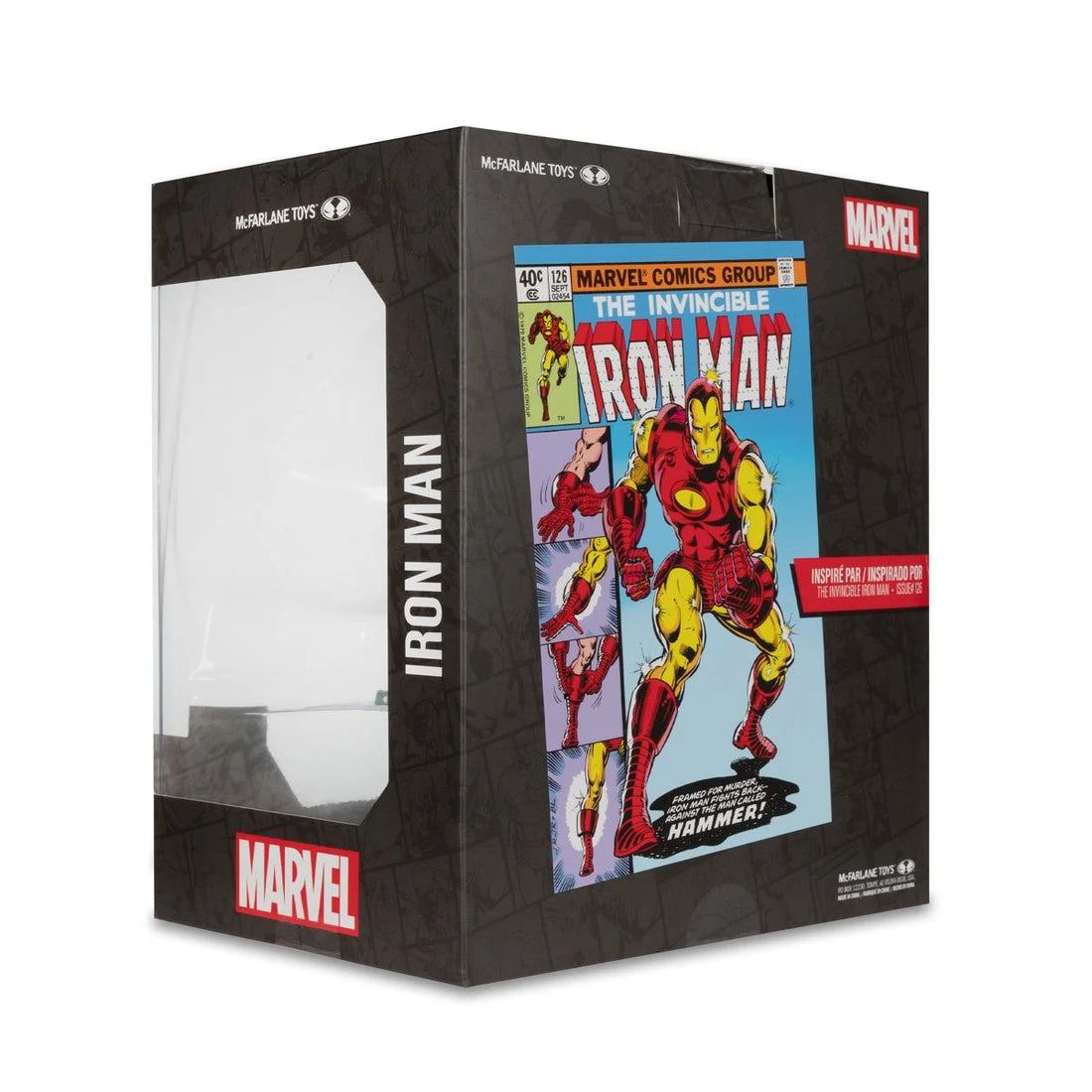 Marvel Wave 1 1:10 Scale Posed Figure with Scene - Iron Man from Iron Man 