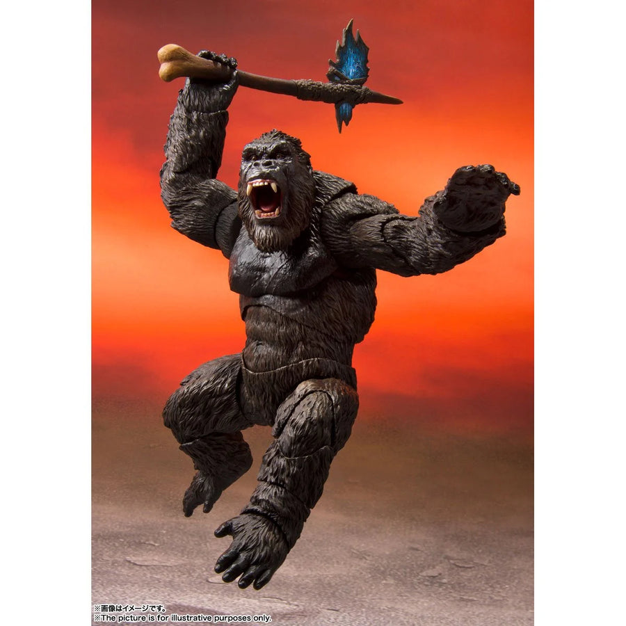 Godzilla vs. Kong 2021 King Kong S.H.Monsterarts Action Figure