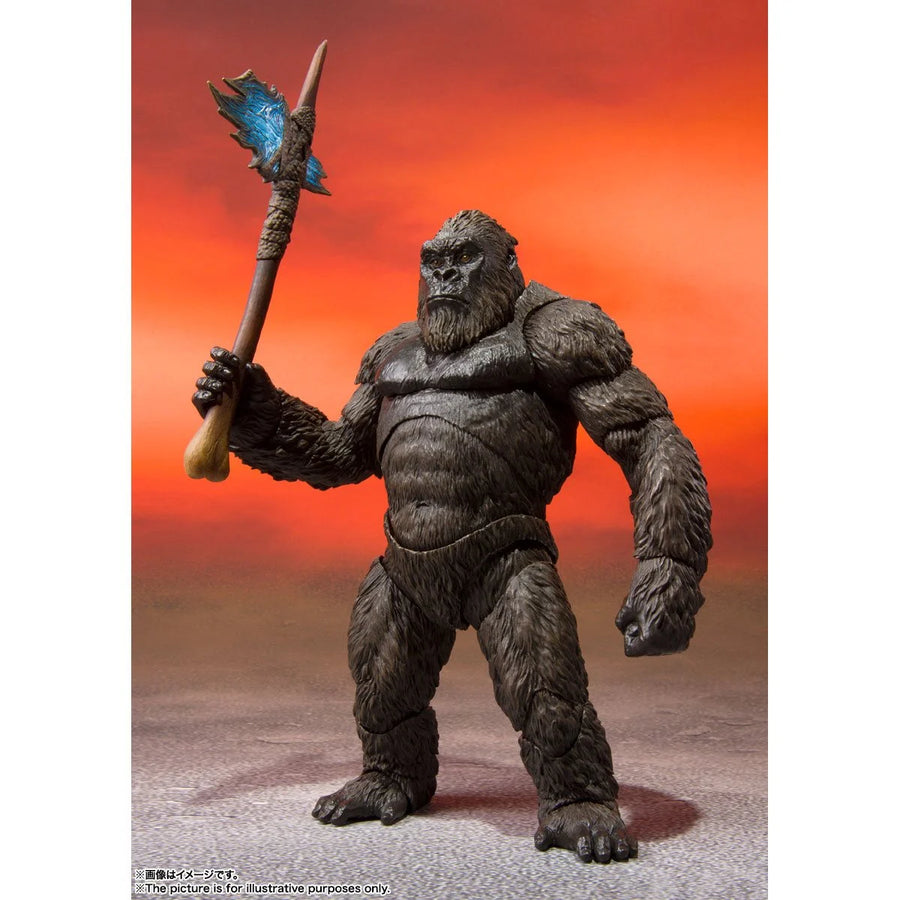 Godzilla vs. Kong 2021 King Kong S.H.Monsterarts Action Figure