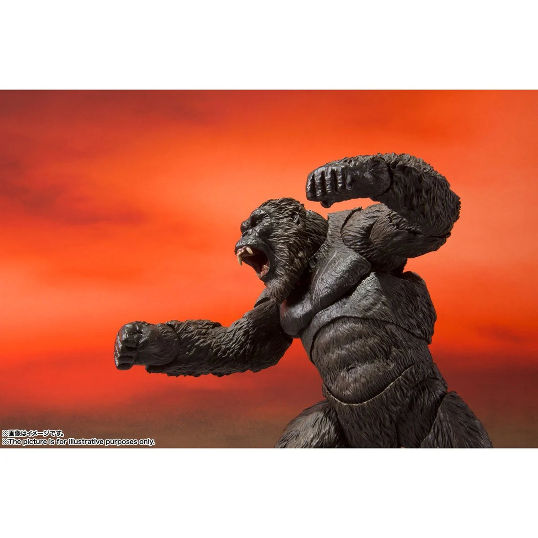 Godzilla vs. Kong 2021 King Kong S.H.Monsterarts Action Figure