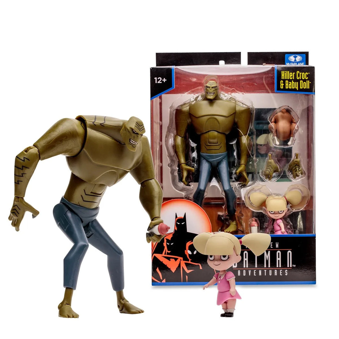 DC The New Batman Adventures Killer Croc with Baby Doll