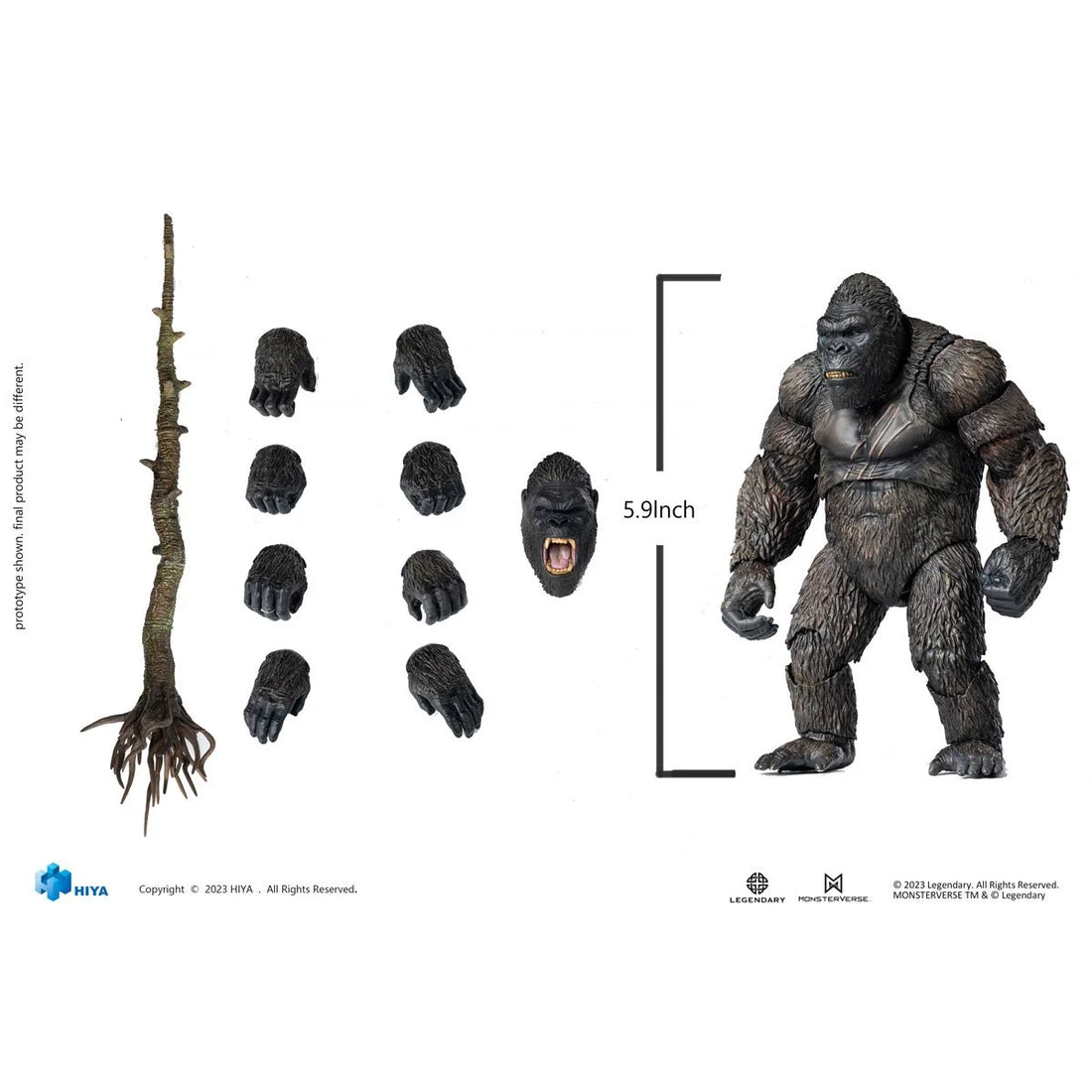 Kong: Skull Island Kong Exquisite Basic Action Figure - Previews Exclusive