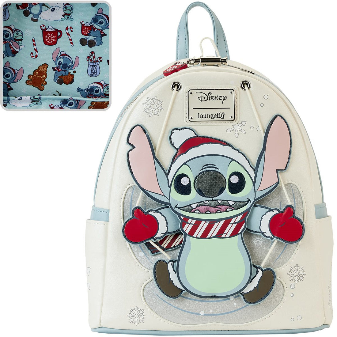 Lilo & Stitch Holiday Snow Angel Stitch Mini-Backpack