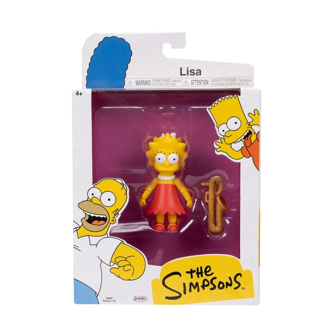 The Simpsons 5-Inch Wave 2 Lisa Simpson Action Figure