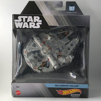 Star Wars Hot Wheels Starships Select Millenium Falcon (Variant, "Dinged Up Deal")