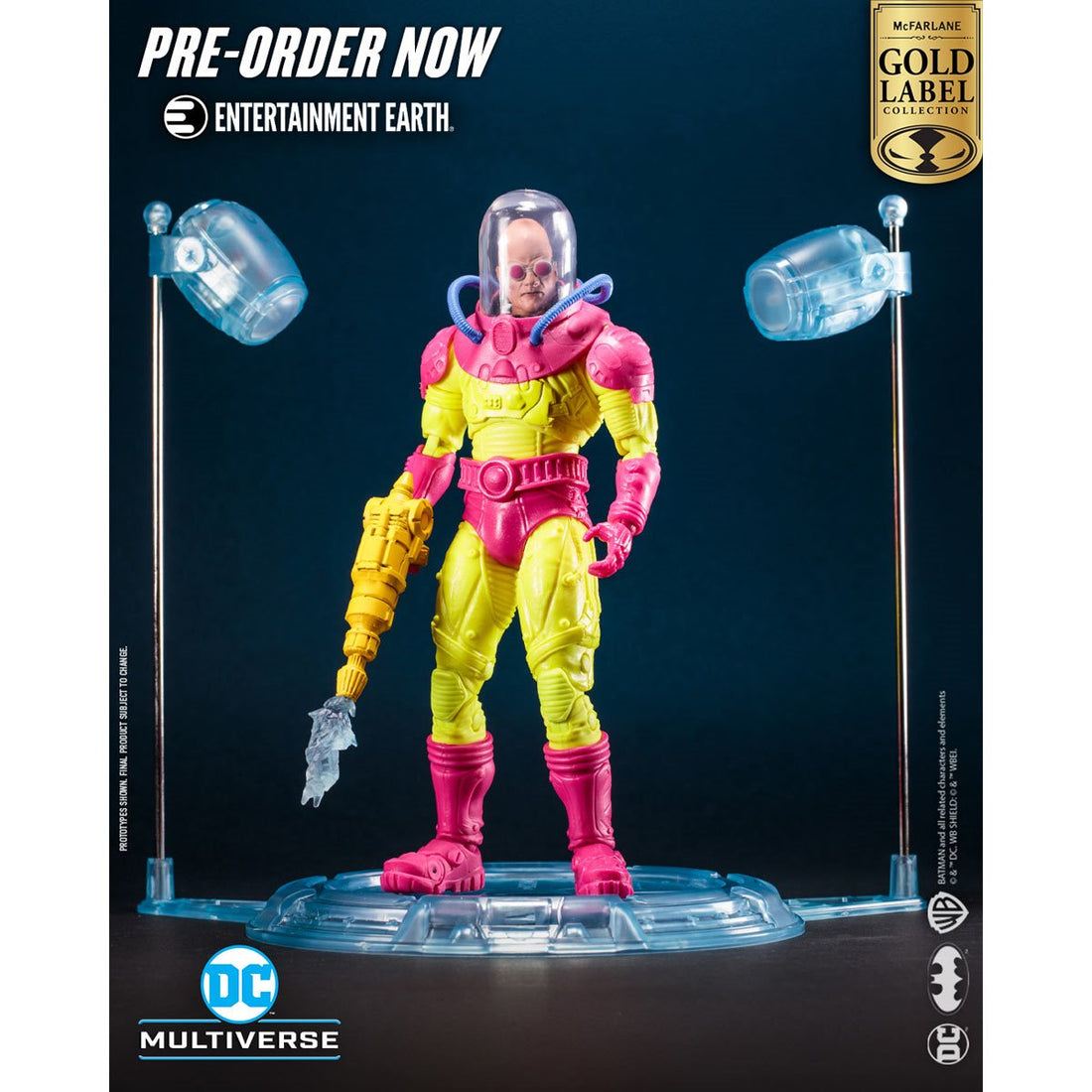 DC Multiverse Mr. Freeze Black Light Gold Label