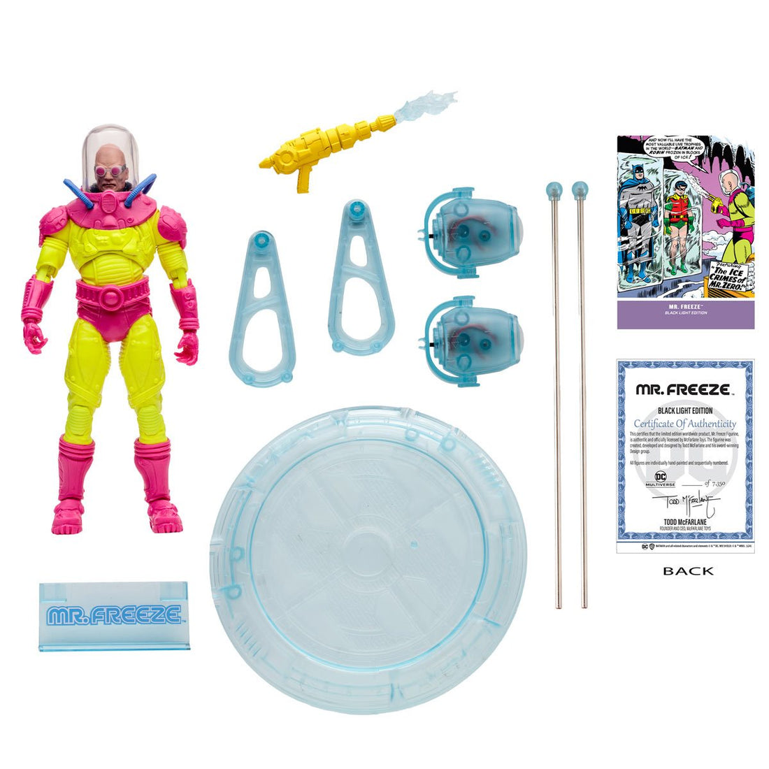 DC Multiverse Mr. Freeze Black Light Gold Label