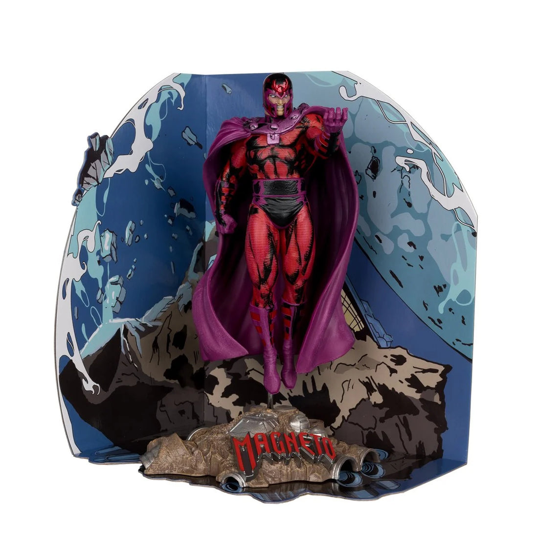 Marvel Wave 2 1:10 Scale Posed Figure with Scene - Magneto from X-Men 