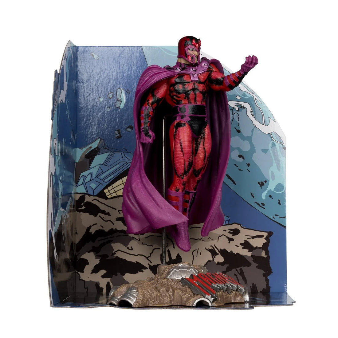 Marvel Wave 2 1:10 Scale Posed Figure with Scene - Magneto from X-Men 