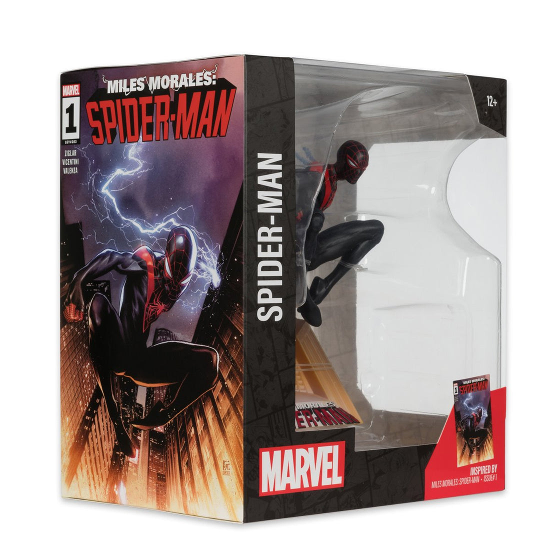 Marvel Wave 2 1:10 Scale Posed Figure with Scene - Spider-Man from Miles Morales: Spider-Man 