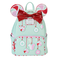 Minnie Mouse Holiday Peppermint Ornaments Mini-Backpack