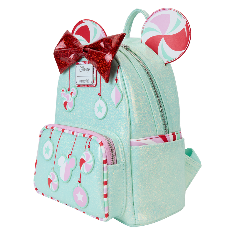 Minnie Mouse Holiday Peppermint Ornaments Mini-Backpack