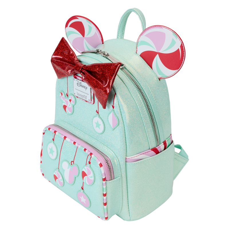 Minnie Mouse Holiday Peppermint Ornaments Mini-Backpack