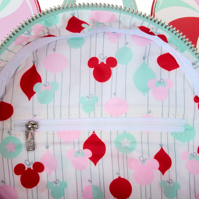 Minnie Mouse Holiday Peppermint Ornaments Mini-Backpack