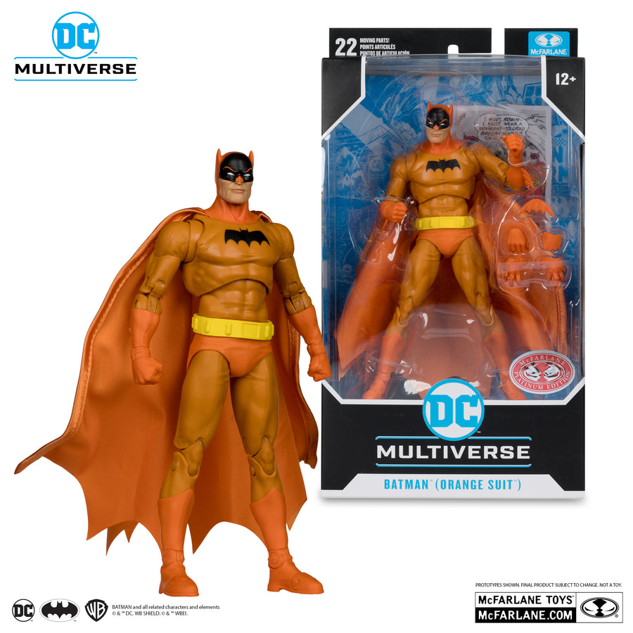 DC Multiverse Batman (Orange Suit) - Red Platinum Edition