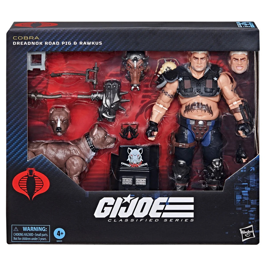 G.I. Joe Classified Series Dreadnok Road Pig and Rawkus Pet Dog Pit Bull