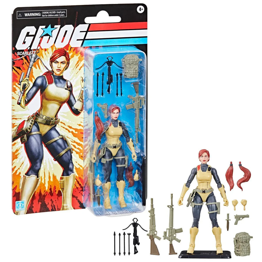 G.I. Joe Classified Series Retro Scarlett - ("Dinged Up Deal")