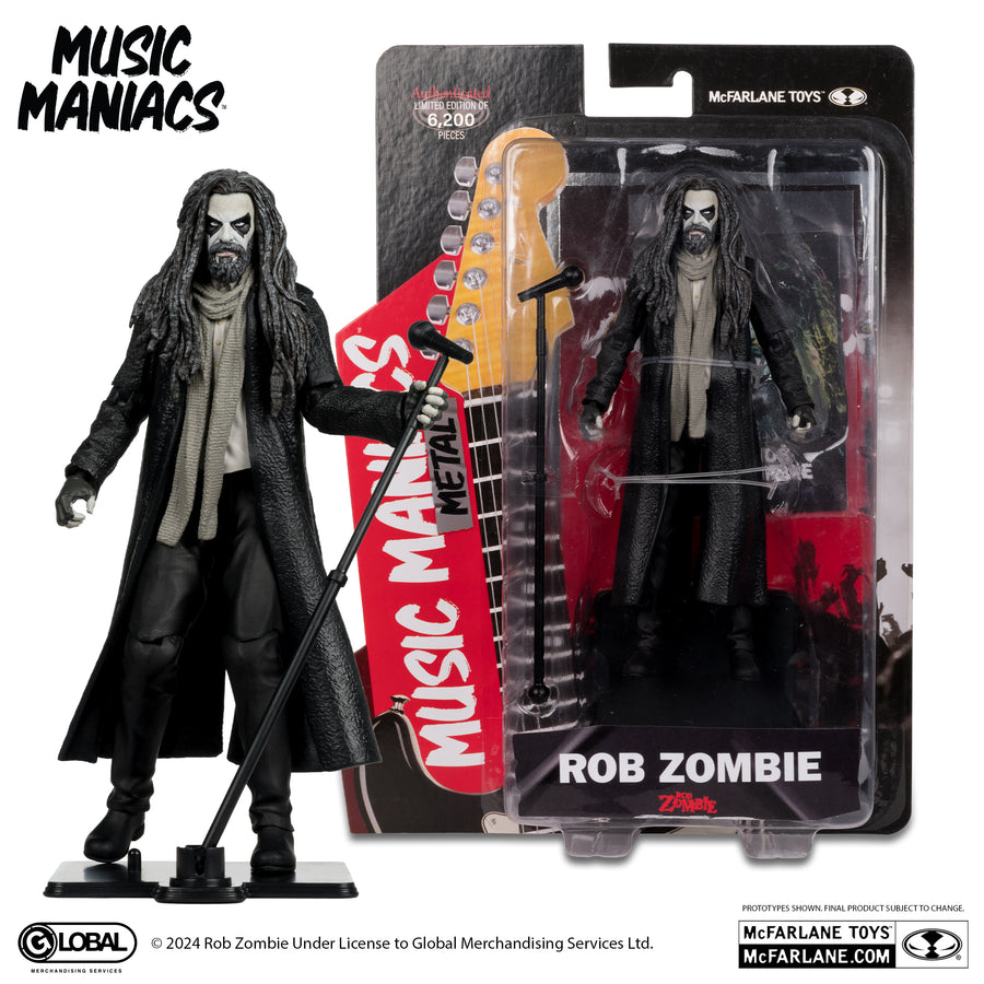 McFarlane Toys Rob Zombie (Music Maniacs Metal)