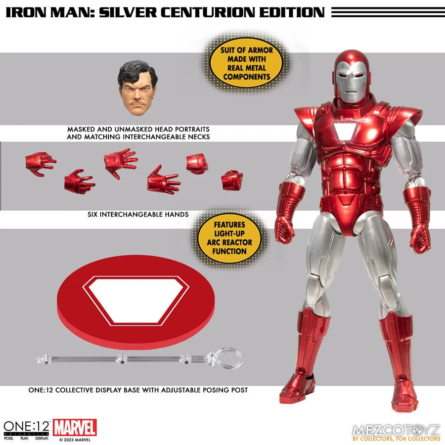 Iron Man: Silver Centurion Edition One:12 Collective Action Figure