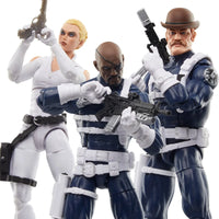 Marvel Legends Dum Dum Dugan, Sharon Carter, and Nick Fury Jr. (S.H.I.E.L.D. 3-Pack)