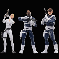 Marvel Legends Dum Dum Dugan, Sharon Carter, and Nick Fury Jr. (S.H.I.E.L.D. 3-Pack)