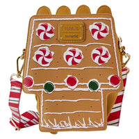 Peanuts Snoopy Gingerbread House Figural Crossbody Purse