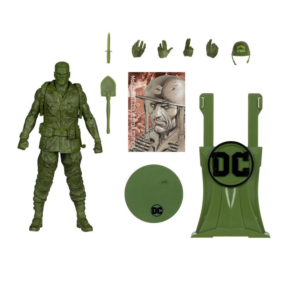 DC Multiverse Sergeant Rock DC Classic (McFarlane Collector Edition Wave 5) (Platinum Edition)