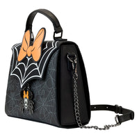 Disney Halloween Mickey and Minnie Mouse Spider Glow-in-the-Dark Crossbody Purse