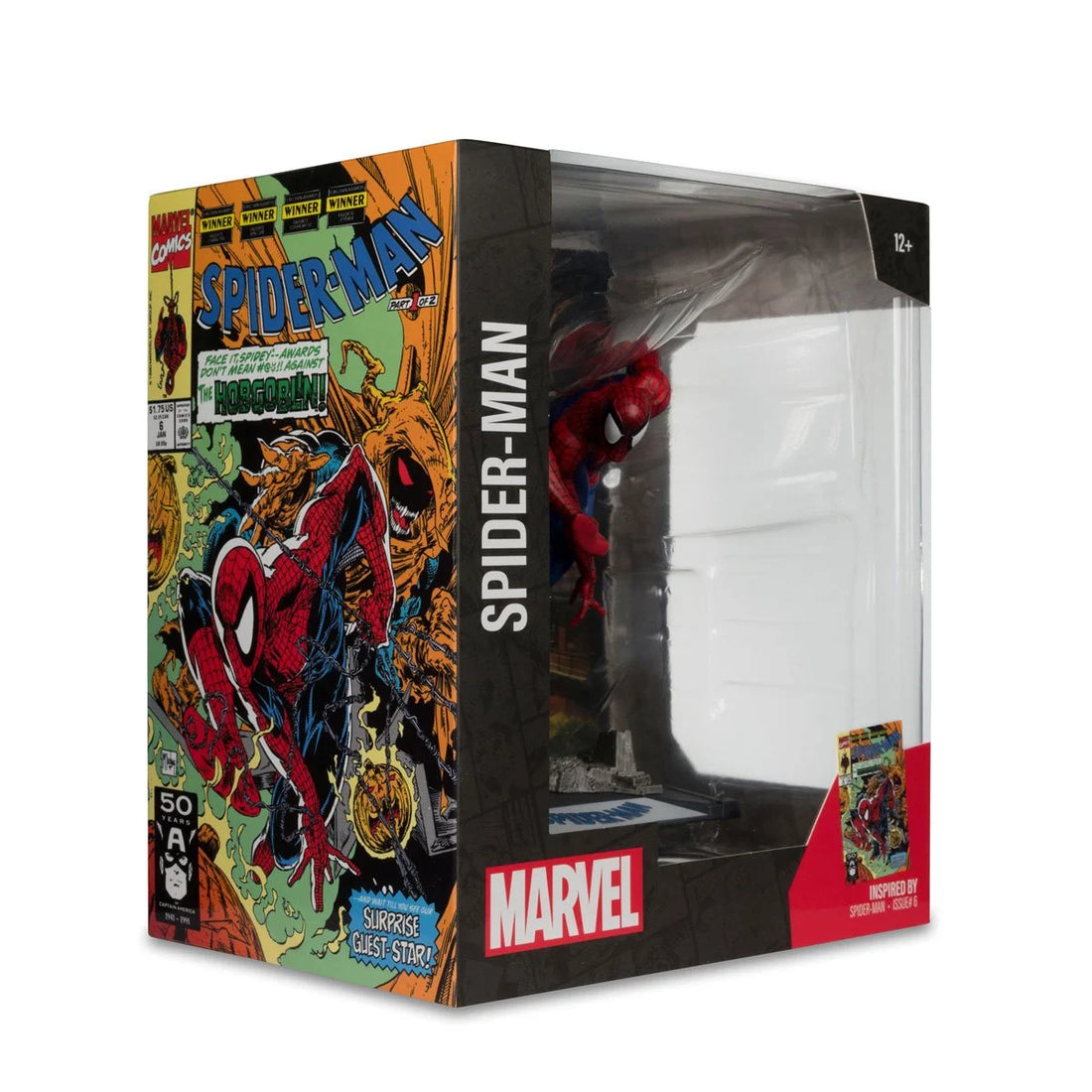 Marvel Wave 1 1:10 Scale Posed Figure with Scene - Spider-Man from Spider-Man 