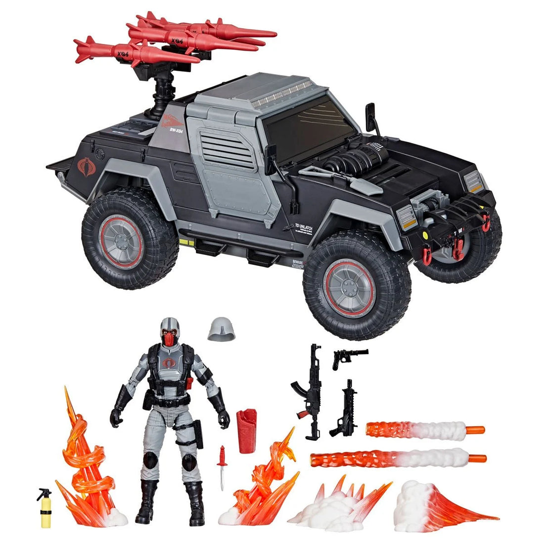 G.I. Joe Classified Series Cobra Night Attack 4-WD Stinger Vehicle with Driver