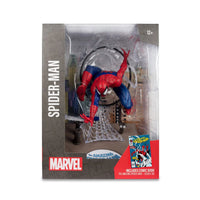 Marvel Wave 1 1:6 Scale Posed Figure with Scene and Comic Case - Spider Man from Spider-Man #301