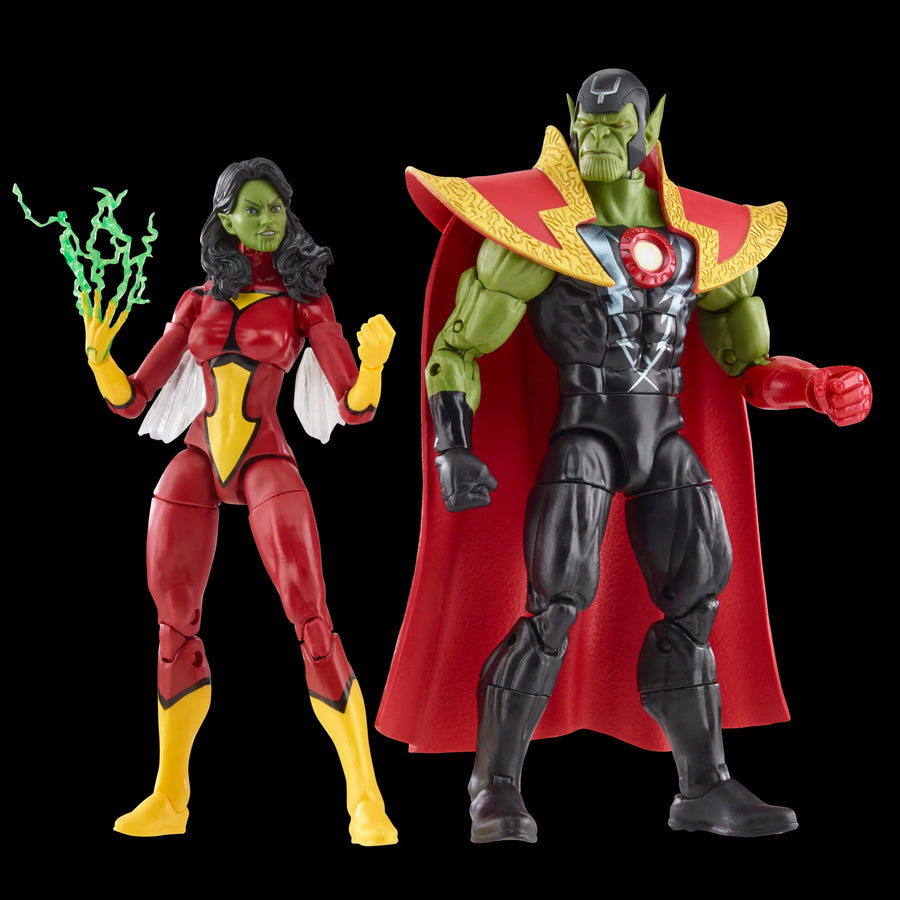 Marvel Legends Skrull Queen and Super-Skrull (Avengers 60th Anniversary)