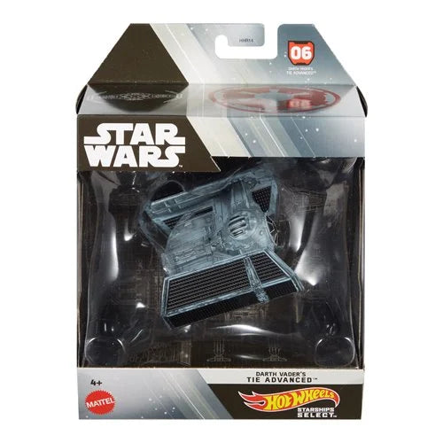 Star Wars Hot Wheels Starships Select Darth Vader's Tie Advanced