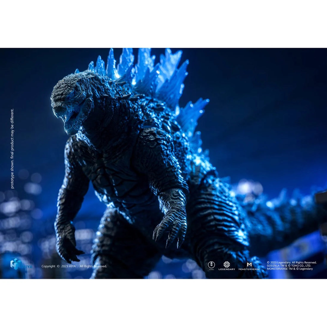 Godzilla vs. Kong Exquisite Basic Heat Ray Godzilla Translucent Version Action Figure - Previews Exclusive