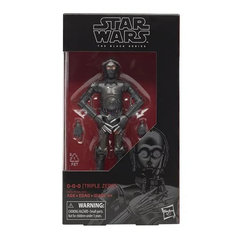 Star Wars The Black Series 0-0-0 (Triple Zero) - Re-Issue