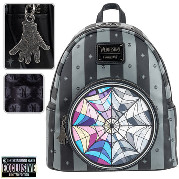 Wednesday Nevermore Mini-Backpack - Entertainment Earth Exclusive