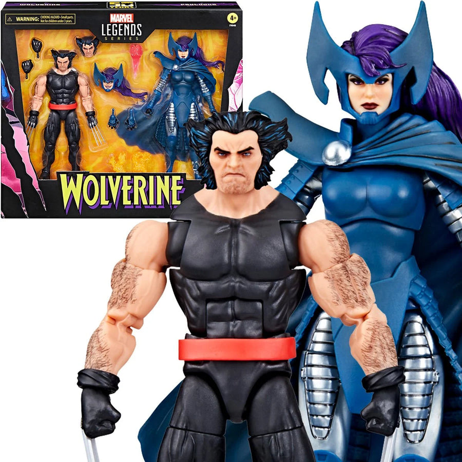 Marvel Legends Series Wolverine and Psylocke (Wolverine 50th Anniversary)