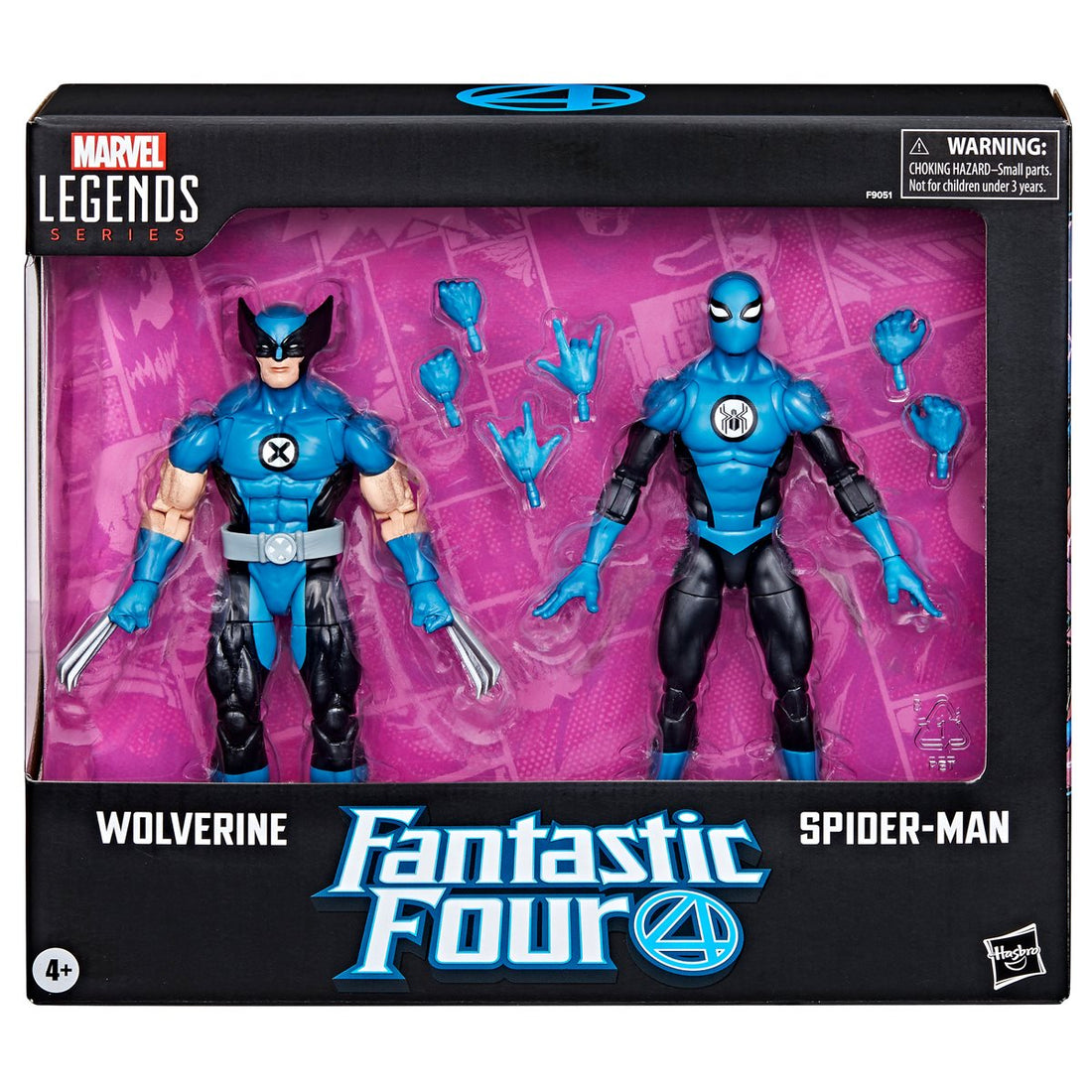 Marvel Legends Wolverine and Spider-Man (Fantastic Four)