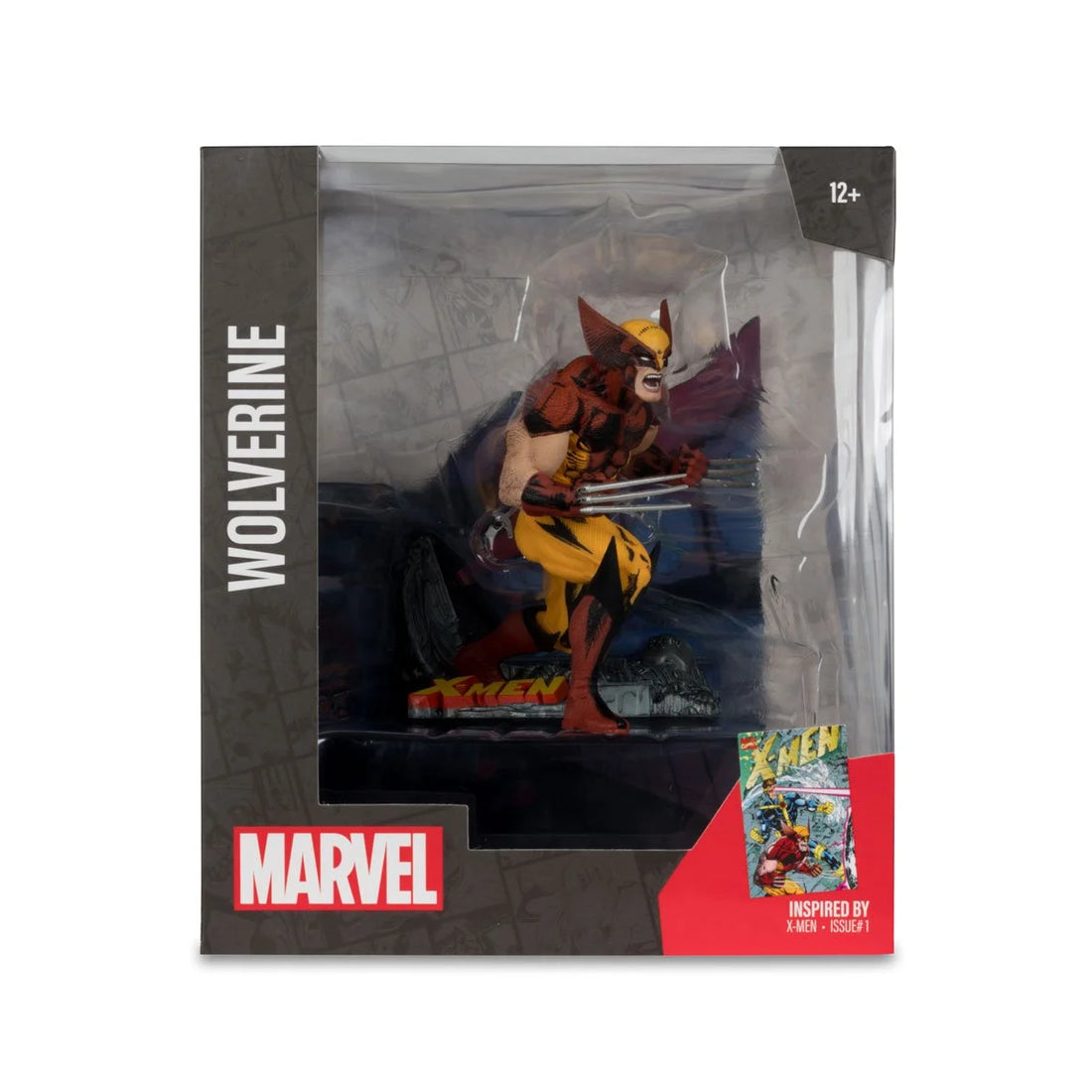 Marvel Wave 1 1:10 Scale Posed Figure with Scene - Wolverine from X-Men 