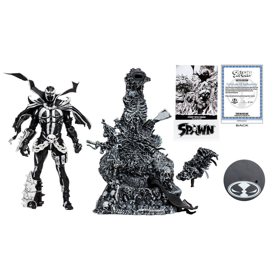 Spawn with Throne Sketch Edition Gold Label