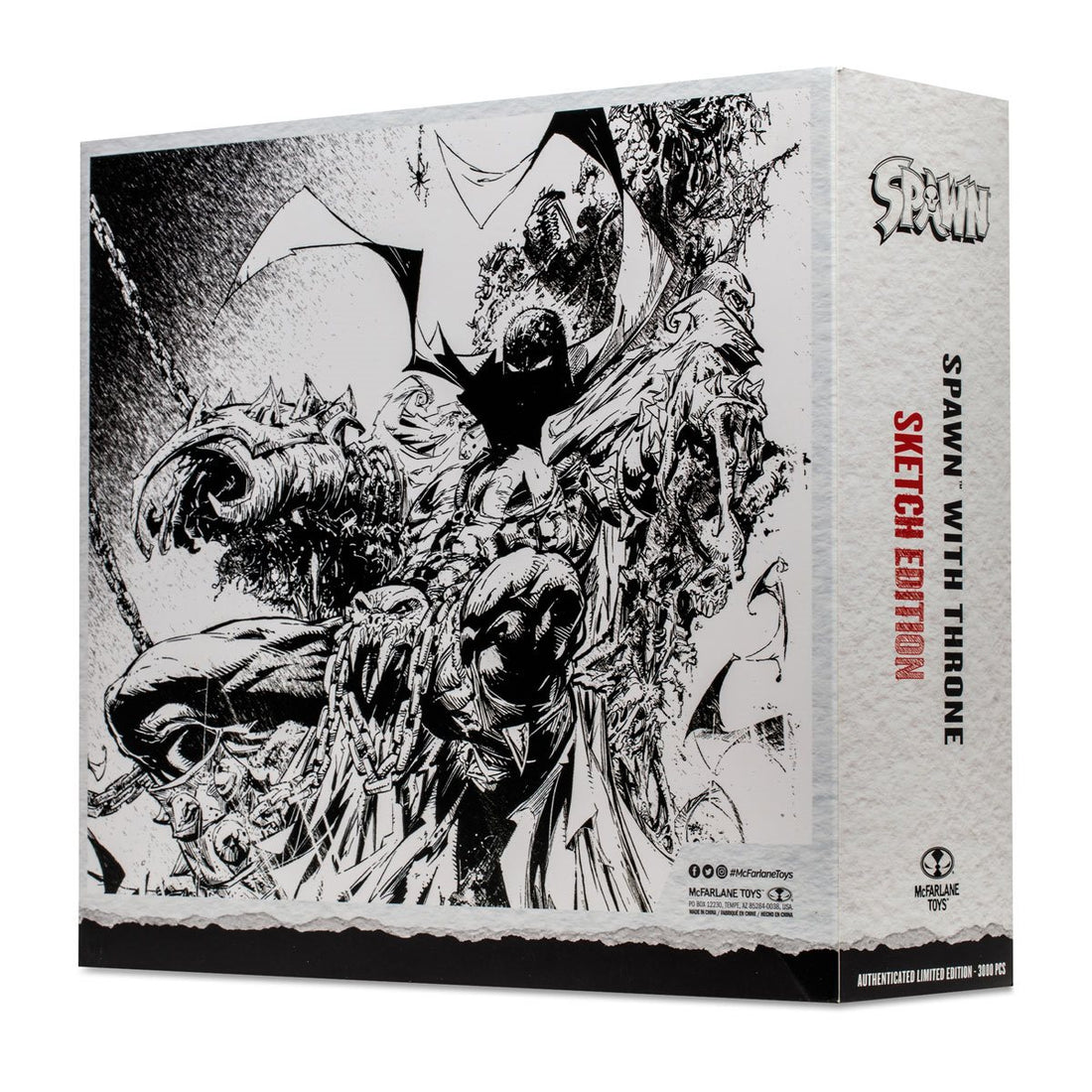 Spawn with Throne Sketch Edition Gold Label