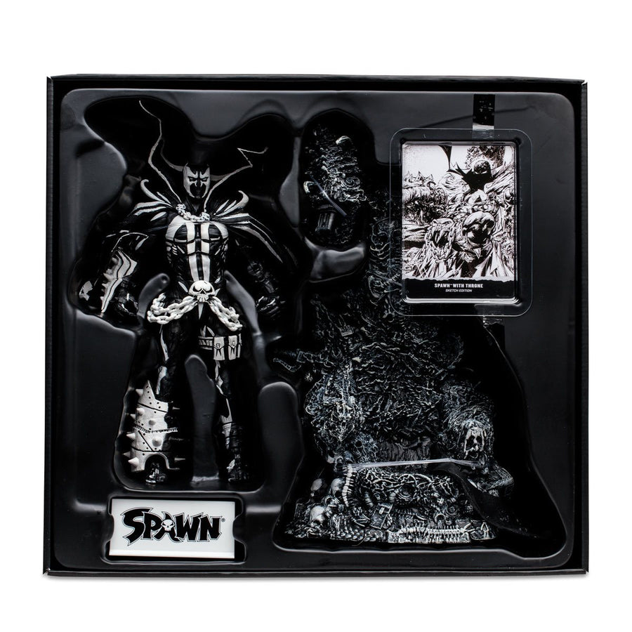 Spawn with Throne Sketch Edition Gold Label