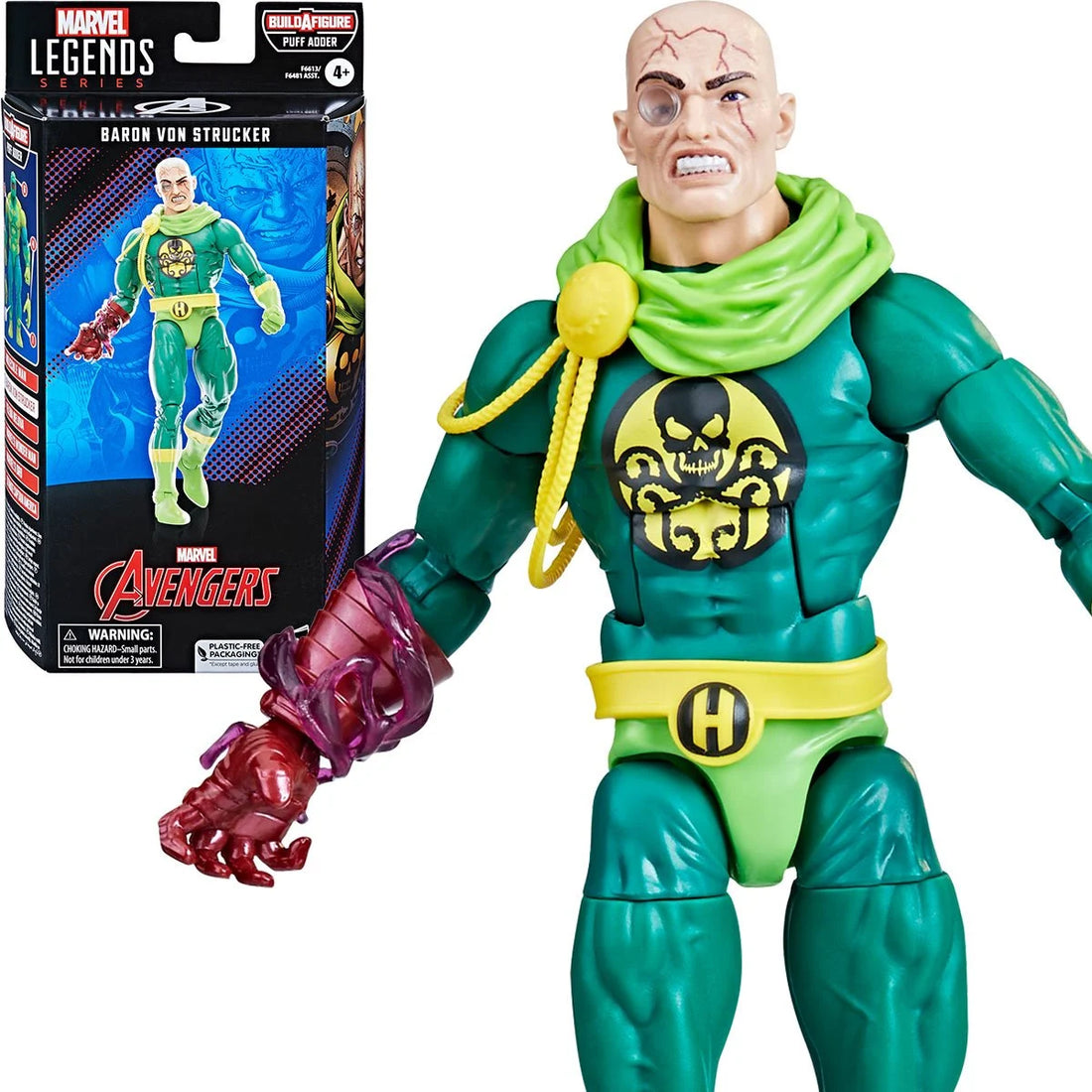 Marvel Legends Baron von Strucker (Puff Adder BAF)