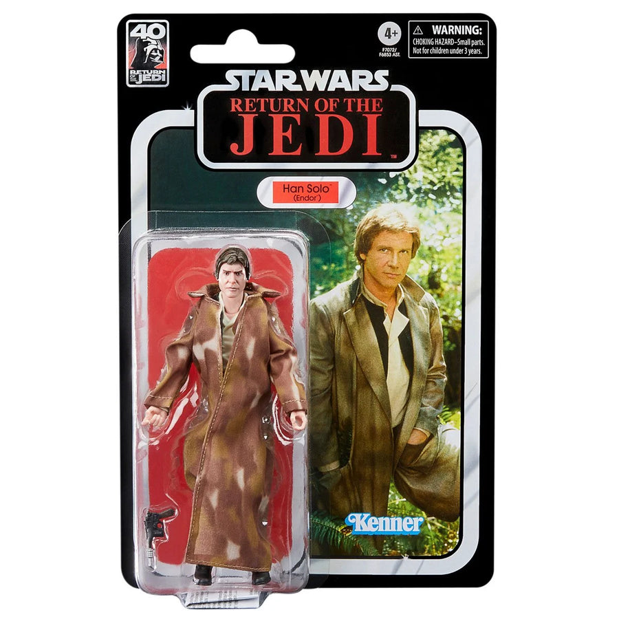 Star Wars The Black Series Return of the Jedi 40th Anniversary Han Solo (Endor)