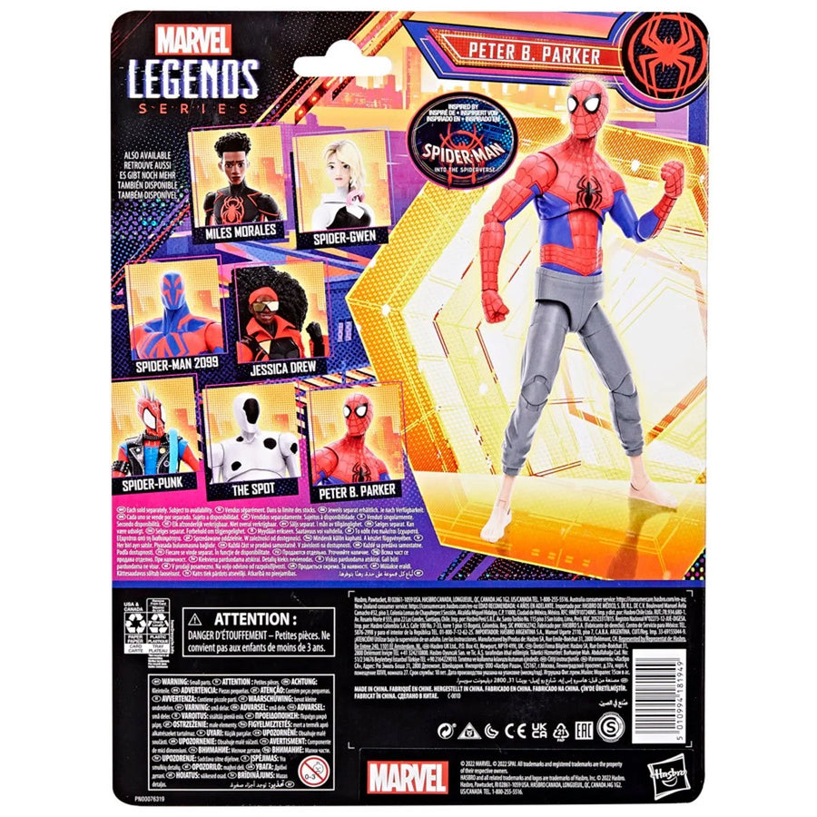 Marvel Legends Spider-Man Across The Spider-Verse Peter B. Parker