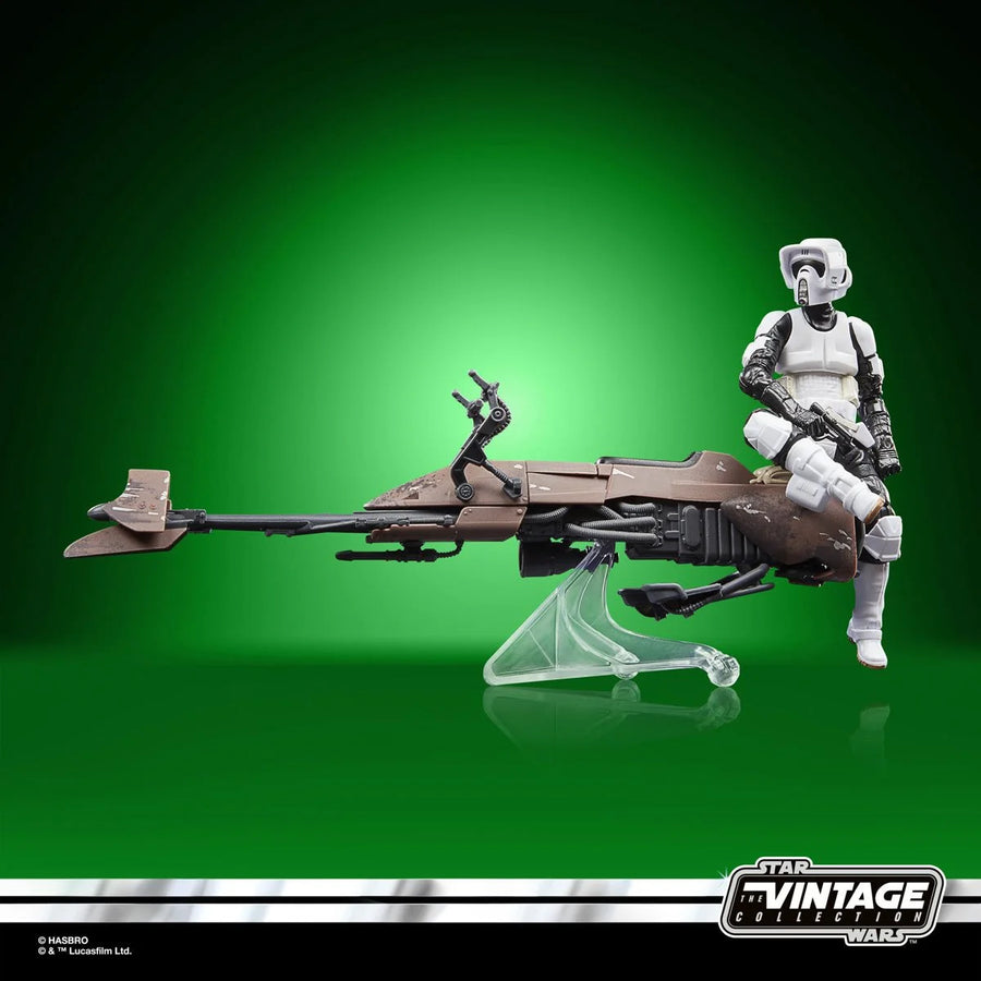 Star Wars The Vintage Collection Speeder Bike Vehicle with Biker Scout