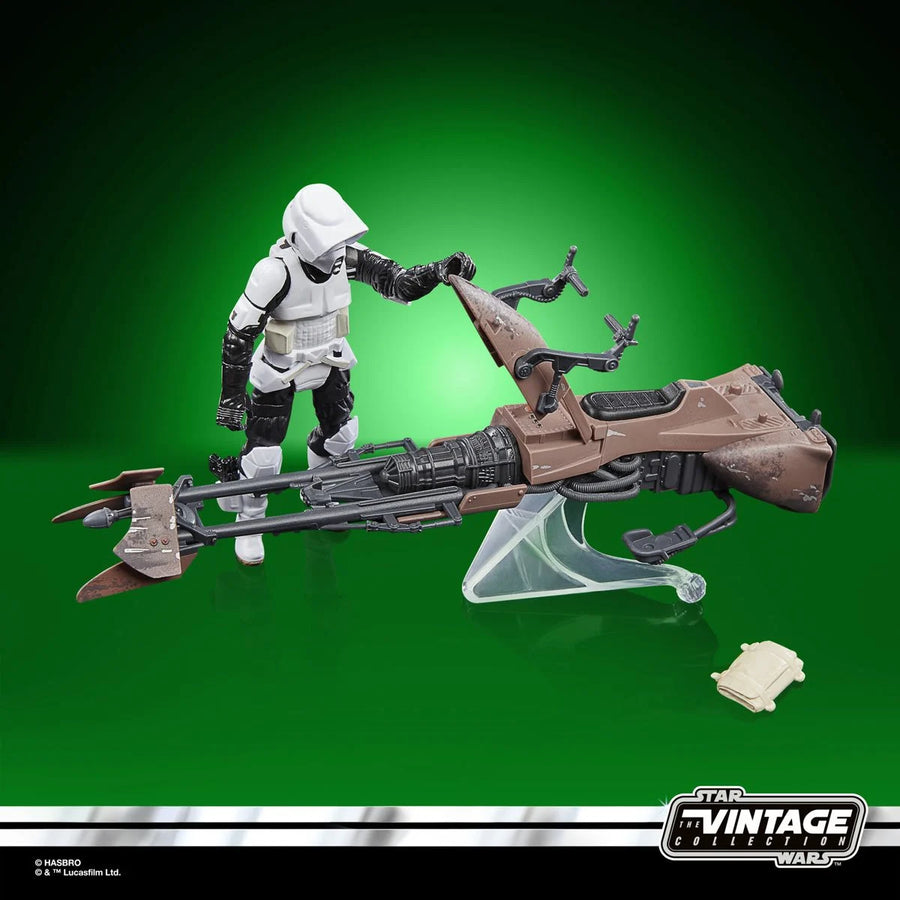 Star Wars The Vintage Collection Speeder Bike Vehicle with Biker Scout