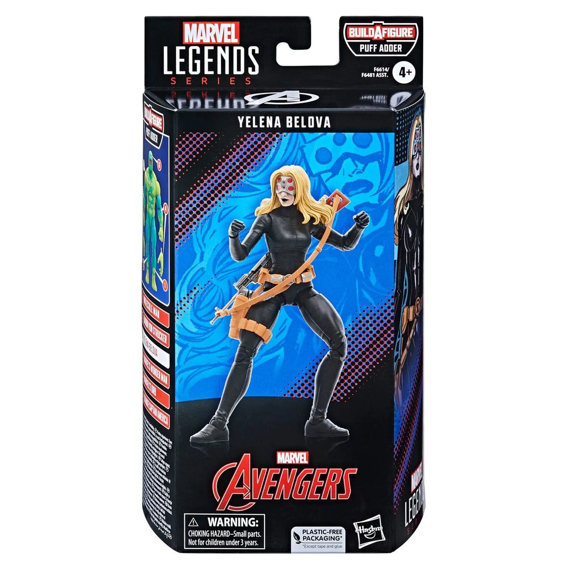 Marvel Legends Yelena Belova Black Widow (Puff Adder BAF)