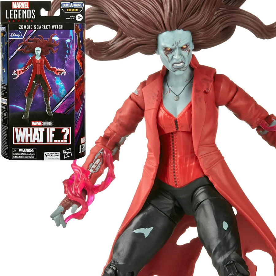 Marvel Legends What If? Zombie Scarlet Witch (Khonshu BAF)